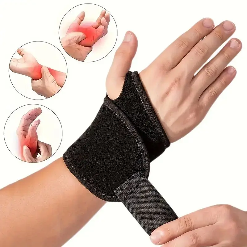 Wrist Wrap Support - สายรัดข้อมือแบบปรับได้เหมาะสําหรับสตรีและผู้ชายสายรัดพยุงมือ Carpal อุโมงค์รั้งฟิตเนสเหมาะสําหรับทั้งขวามือซ้าย