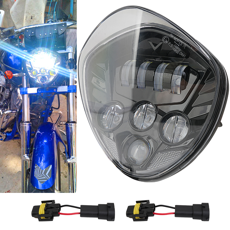 ชุดไฟหน้ารถจักรยานยนต์ LED สีด - Crossfit Victory บทวิจารณ์และราคา