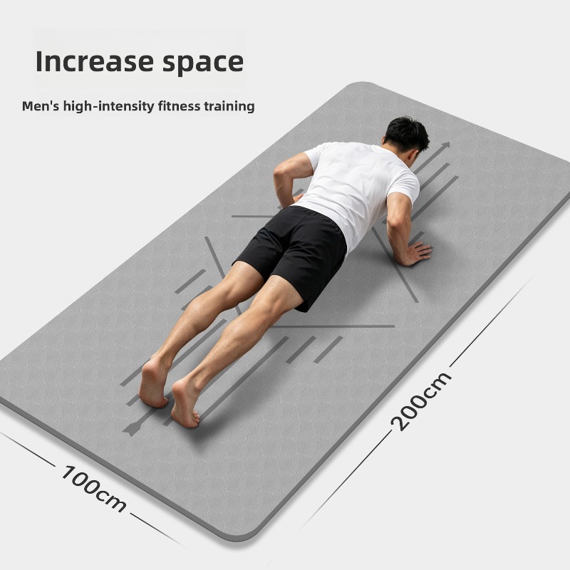 เสื่อโยคะขนาดใหญ่สำหรับผู้ชาย  - Ab Mat Crunch บทวิจารณ์และราคา