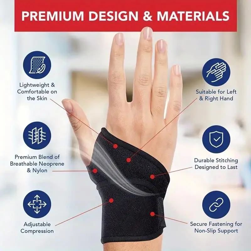 สายรัดข้อมือปรับได้ เหมาะสำหรั - Wrist Wrap Support บทวิจารณ์และราคา