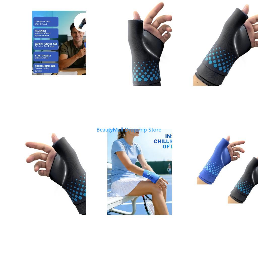 40JD แผ่นเจลร้อนเย็นแบบใช้ซ้ำไ - Wrist Wrap Support บทวิจารณ์และราคา